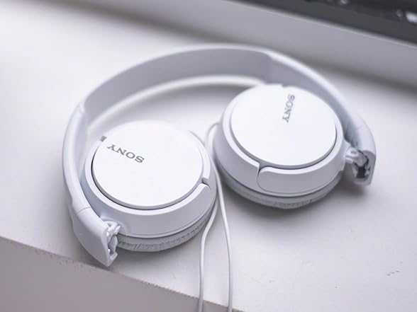 Sony ZX Series Wired Headphones, White