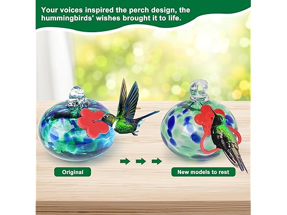 Headak Life W0092 Wind Chimes hummingbird feeders 6 balls
