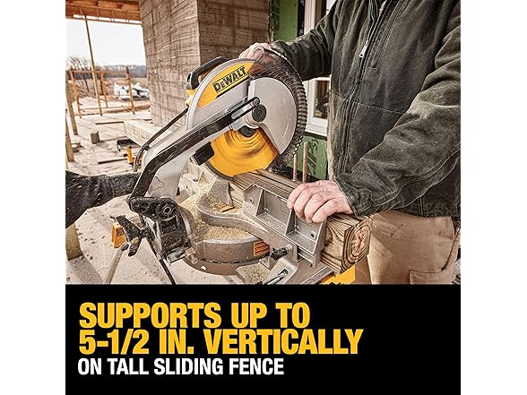 Dewalt DWS715 DEWALT 12-Inch Miter Saw, 15-Amp, Single Beve