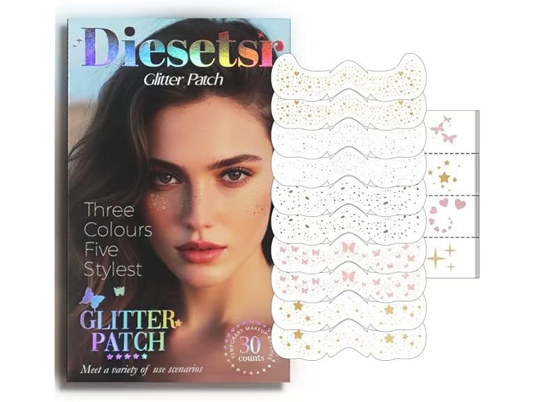 Diesetsr W0062 Glitter Freckles 30pcs