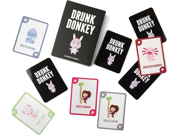 Drunk Donkey | The Fast-Paced Animal Impersonation Card Game