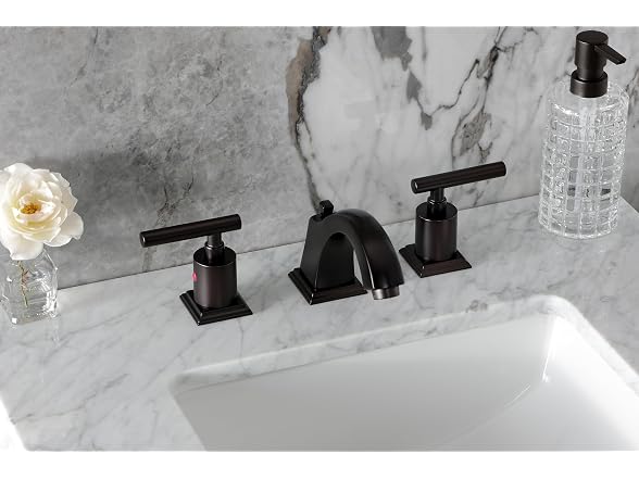 Kingston Brass Manhattan Widespread Bathroom