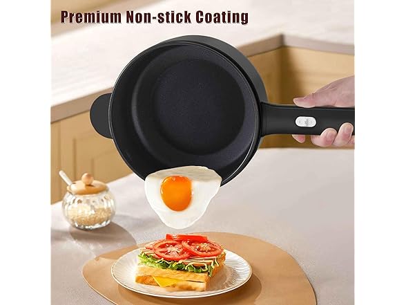 Black Electric Hot Pot