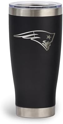 The Memory Company Officially Licensed NFL 30oz Tumbler - Double-Wall Vacuum Insulated Stainless Steel Travel Cup, Laser-Etched Logo Design, Hot & Cold Drinks, Game Day Essentials