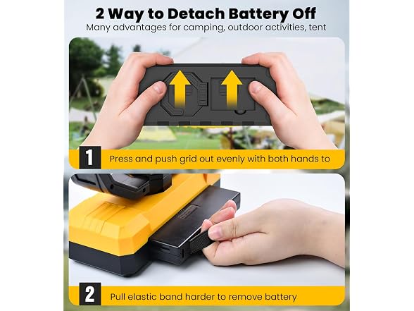 korbot 36000mAh Camping Fan