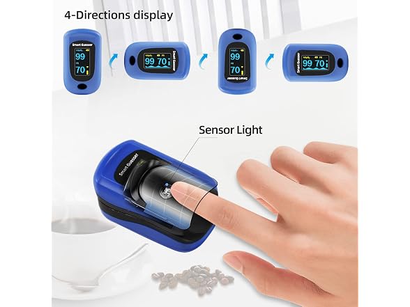 Pulse Oximeter Fingertip Blood Monitor