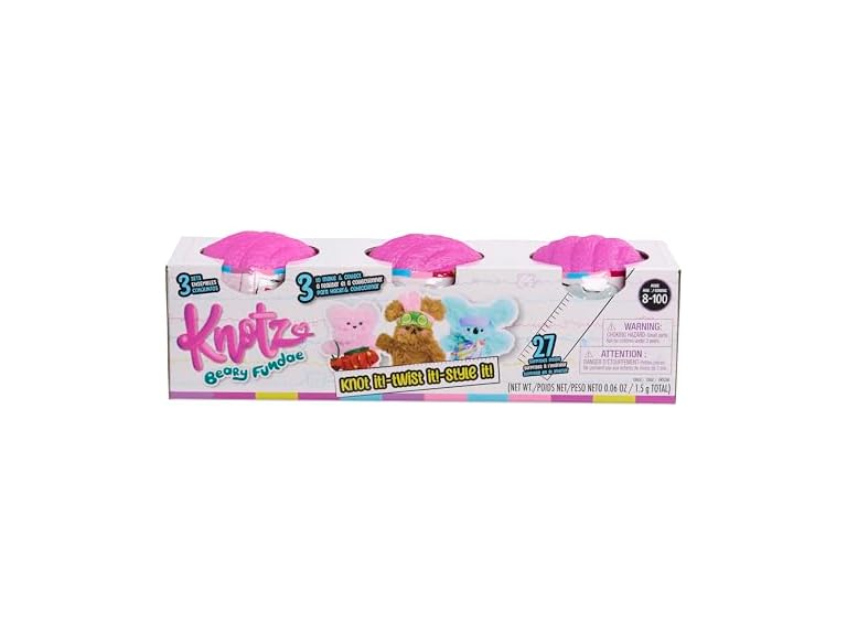 Just Play Knotz Beary Fundae 3-Pack