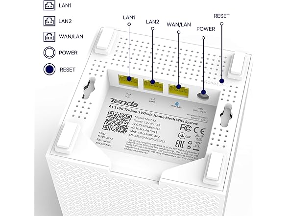 Tenda Nova Mesh Wi-Fi System MW12 (3-Pack)