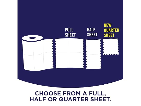 Sparkle Tear A Square Towels 24 Double Rolls