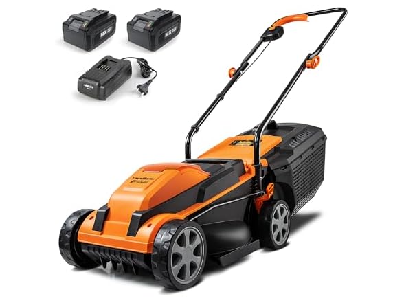 LawnMaster Cordless 13-Inch Lawn Mower