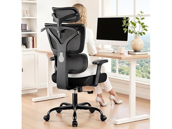 Ergonomic Office Chair High Back Desk Chair with Lumbar Supp (Open Box)