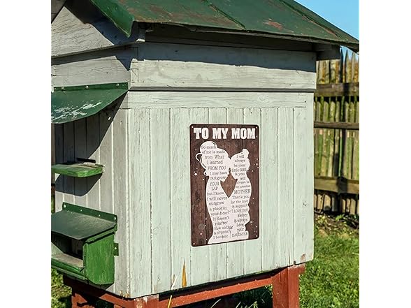 NENAWOS To My Mom Vintage Metal Tin Sign