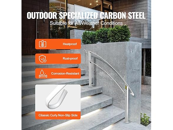 VEVOR Handrails for Outdoor Steps