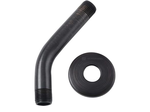 Glacier Bay 6 in. Shower Arm and Flange