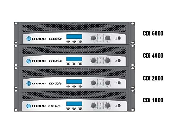 Crown CDi 2000 Two-Channel, 800-Watt, 70V/140V Power Amplifier