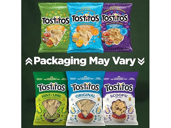 Tostitos, Bitesize Rounds, 1 Ounce (Pack of 40)