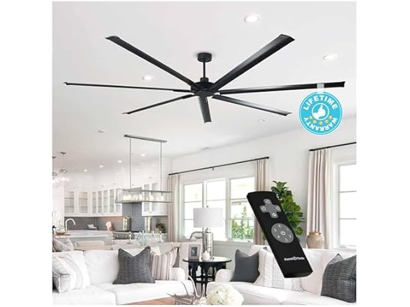 Parrot Uncle 84 Inch Ceiling Fan without Lights