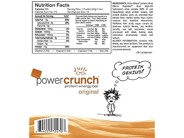 Power Crunch Protein Energy Bar Original