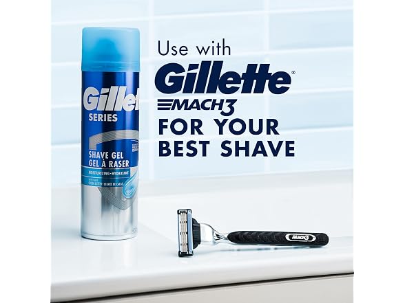 Gillette Series 3X Moisturizing Shave Gel 6pk
