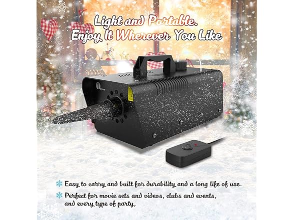 1byone 650W Snow Machine