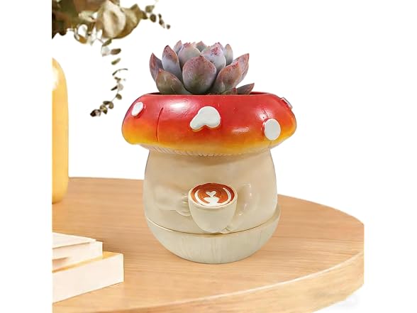 TUKRKRS GAR-59 Animal Succulent Plant Pots Decor