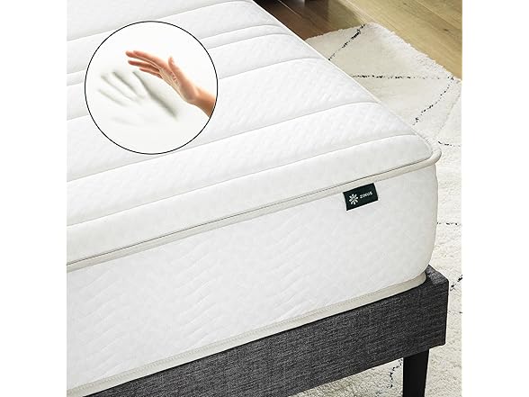 ZINUS 6" Foam and Spring Hybrid Full Mattress