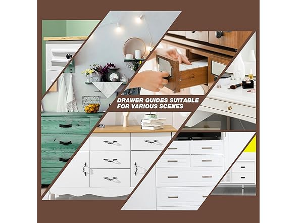 Molvyan Drawer Slides Guides