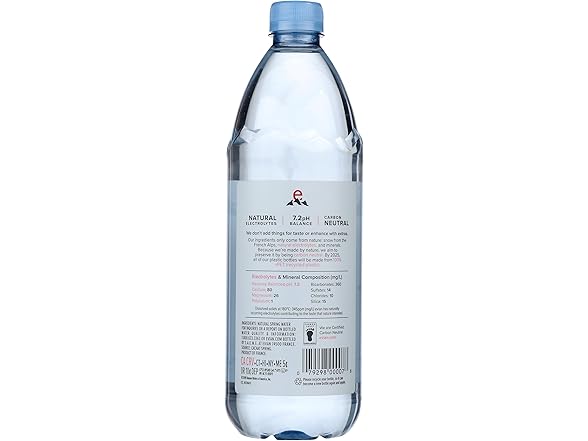 1CT EVIAN Natural Spring Water 33.8 oz