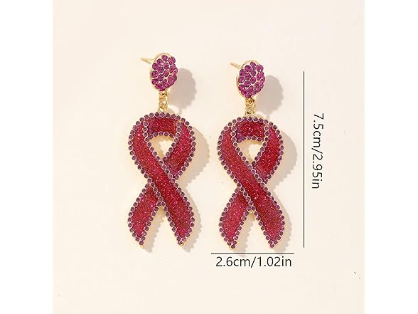 Breast Cancer Awareness Earrings