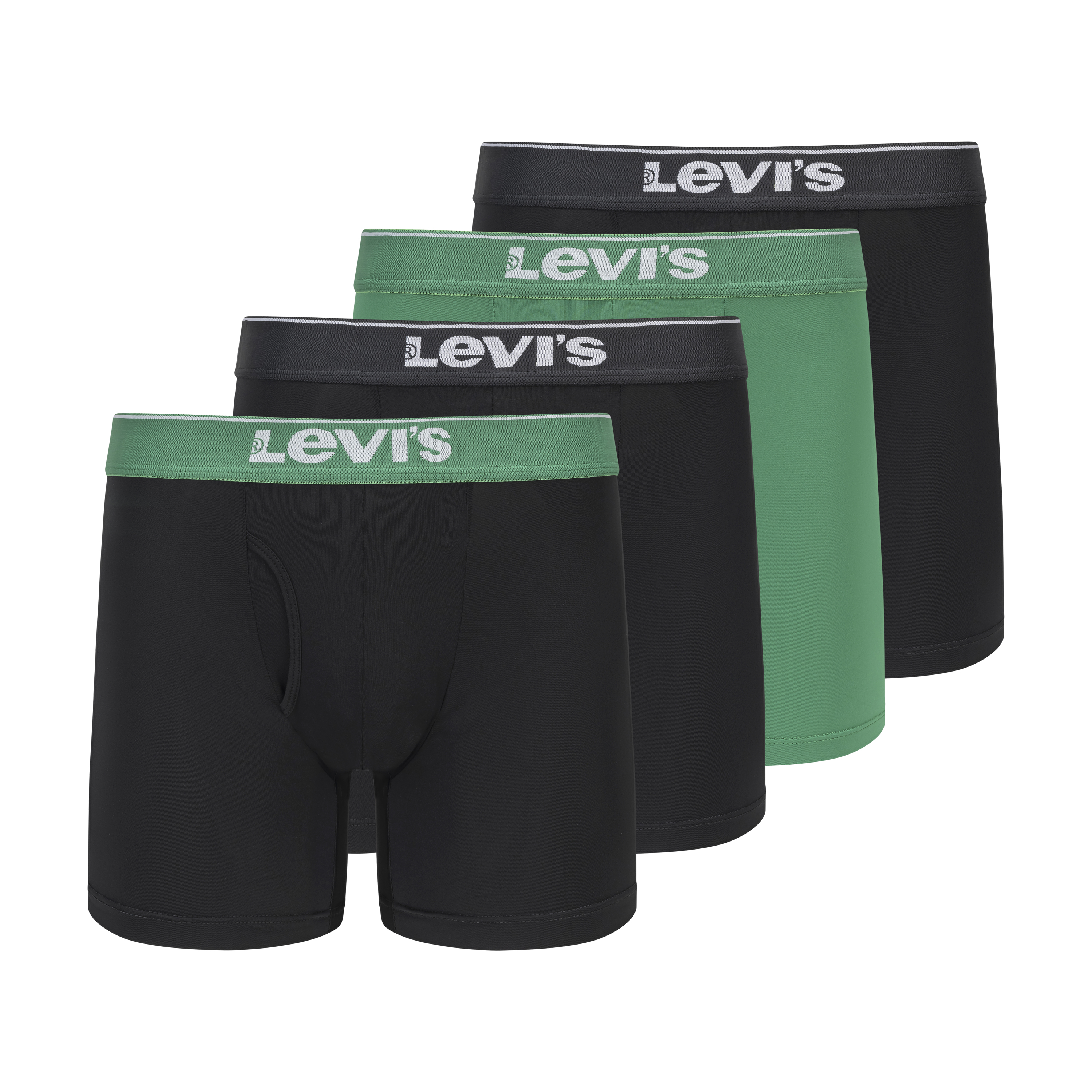 Levi's Men's 4-Pack Microfiber Boxer Brief - Gallery 15