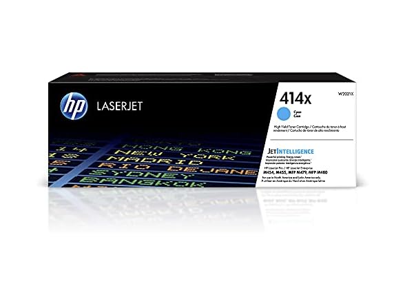 HP 414X Cyan High-yield Toner Cartridge