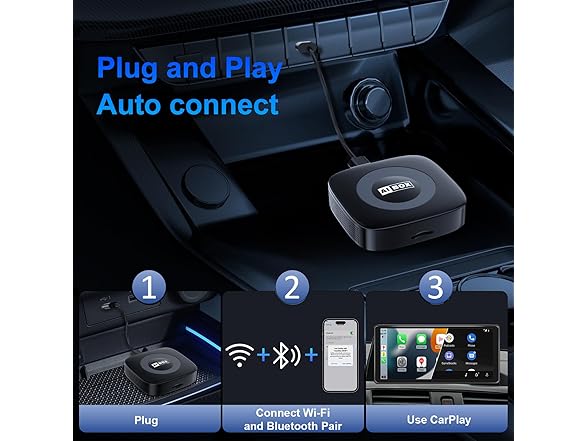 WhyBox Ai Box Wireless Carplay Adapter