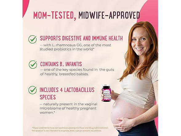 Mama Natural Prenatal Probiotics 25 Billion CFU