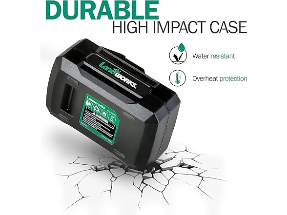 Landworks Super Duty Pro 48V DC 2Ah Lithium Ion Rechargeable Battery