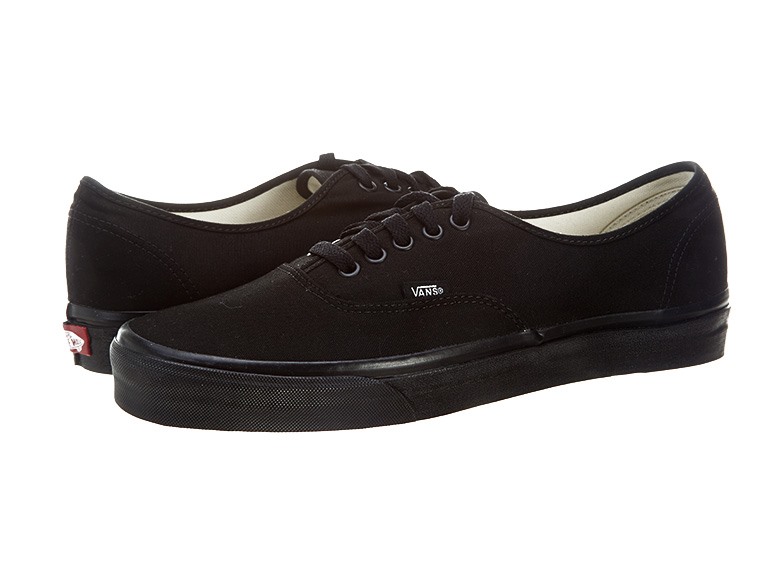Vans Unisex Authentic Black/Black Size 9.5