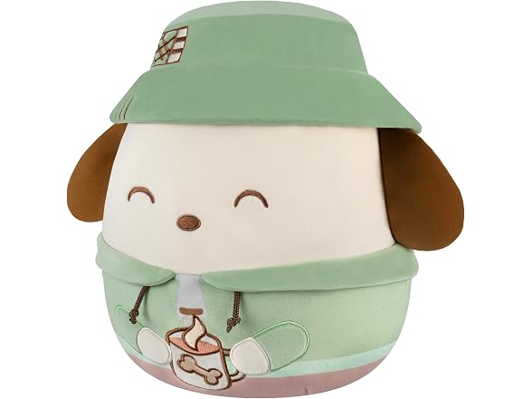 Squishmallows Original Sanrio 12in Cute Camping Pochacco