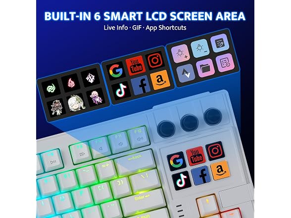 darkFlash K87PRO Mechanical Keyboard (White)