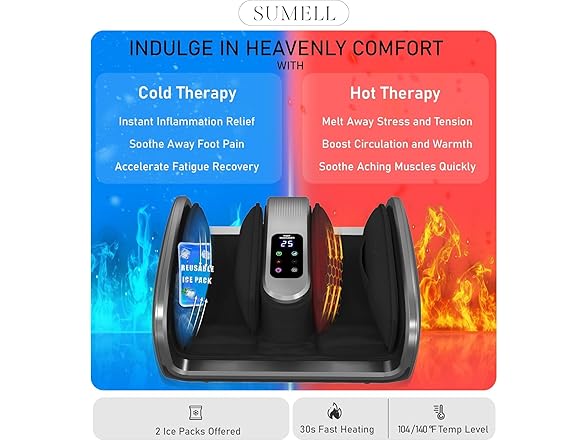 SUMELL Hot/Cold Foot Massager