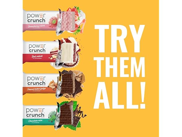 Power Crunch Salted Caramel Bars 12ct