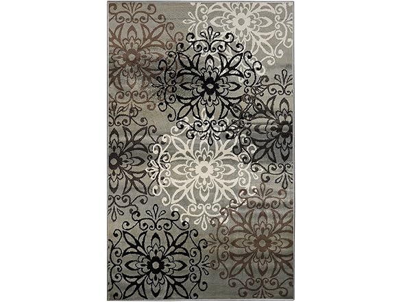 Superior Indoor Area Rug, Jute Backing 8' x 10', Blue