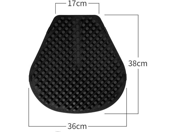 KEVTU  Motorcycle Gel Seat Cushion With Cover,  