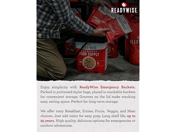 ReadyWise Freeze Dried Powdered Egg Bucket