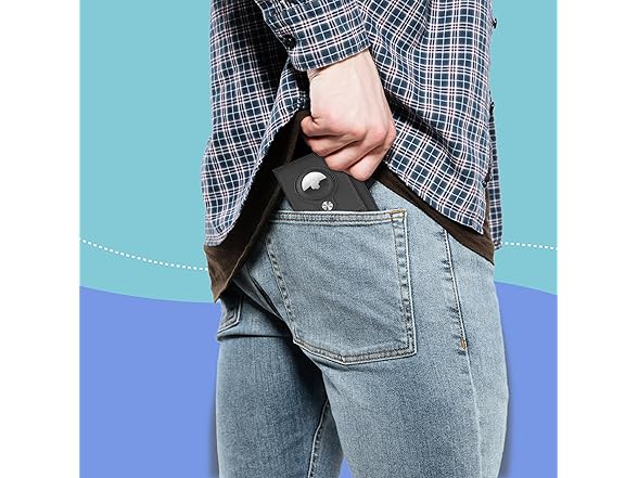 Generic AirTag Wallet Genuine Leather