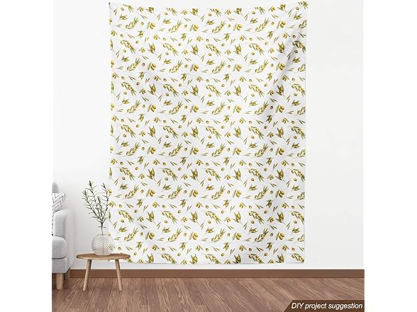 Ambesonne Leaf Fabric by The Yard