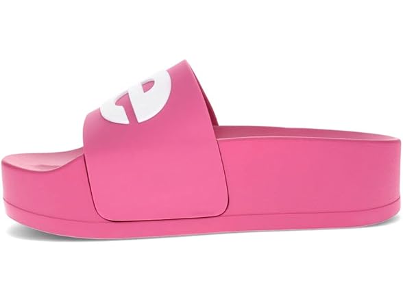 Levis Womens Split Logo Platform Slide