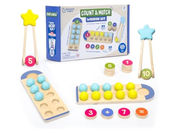 Educational Insights Count & Match Set