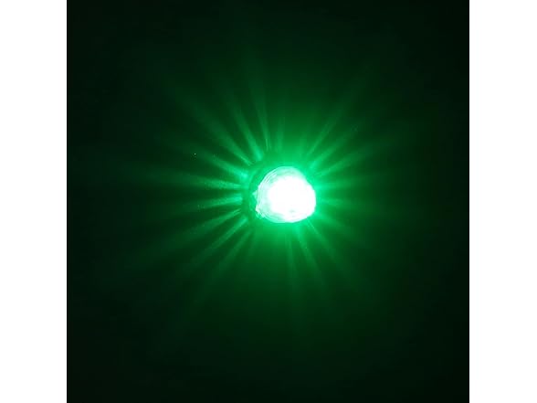 Jewel Light Clear Lens Green LED