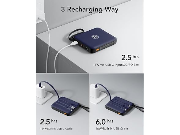 VRURC 10000mAh 22.5W Portable Charger