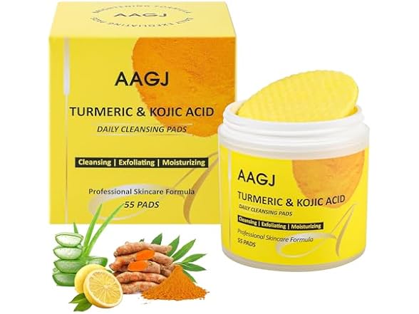 Turmeric Kojic Acid Cleansing Pads
