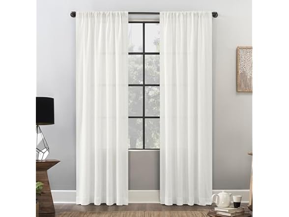 Clean Window Anti-Dust Curtain, 52"x84", White